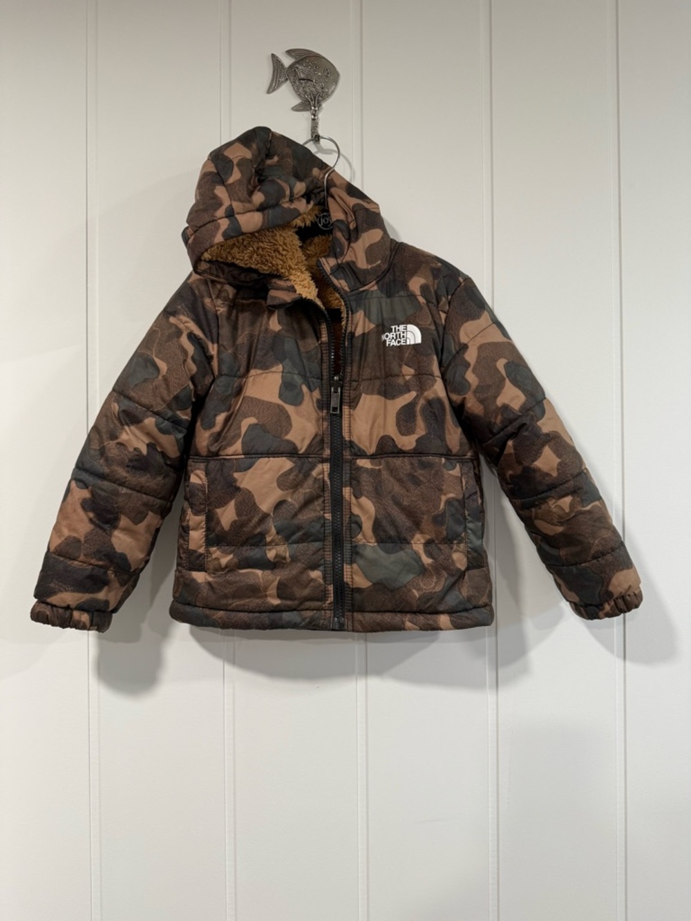 The North Face Boys' Reversible Mt Chimbo Full Zip Hooded Jacket